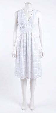 NEW GIGI MODA pizzo mini dress in white